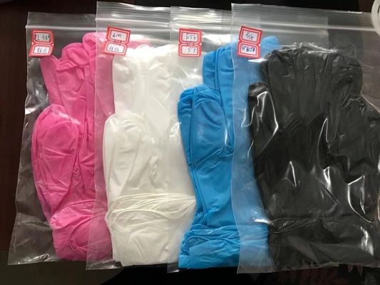 Einweg-Schwarze Nitril-Prüfhandschuhe Größen S M L XL 9 Inch Aql 1,5 für den Gartenbau