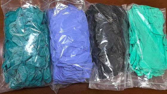 Einweg-Schwarze Nitril-Prüfhandschuhe Größen S M L XL 9 Inch Aql 1,5 für den Gartenbau