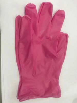 Pulverfreie Einweghandschuhe aus blauem Vinylnitril für die medizinische Untersuchung und Reinigung