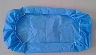 Weißblau Einweg-PP-Spunbond-Nichtgewebtes Gewebe Bettwäsche Chirurgische Materialien