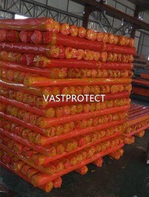 Doppelseitig Orange PE Poly Tarps Roll mit Papierkern und Anpassung einfach gemacht