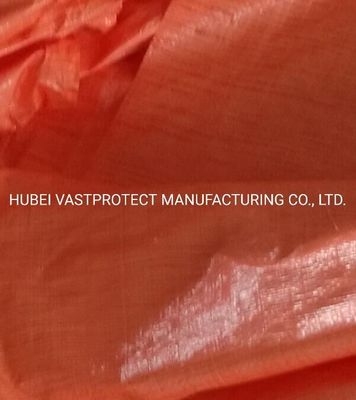Doppelseitig Orange PE Poly Tarps Roll mit Papierkern und Anpassung einfach gemacht